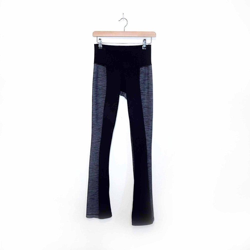 lululemon groove panelled bootcut flare yoga pants - size 4